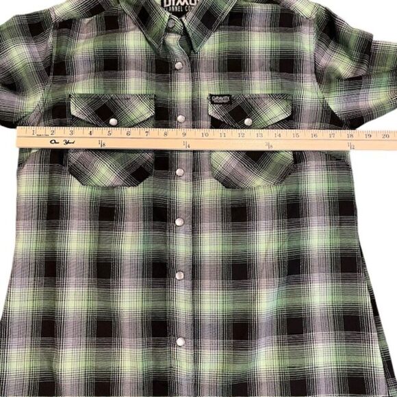 Dixxon Flannel Company Gravity Coffee Limited Edition Energy Pearl Snap Medium - Picture 11 of 14